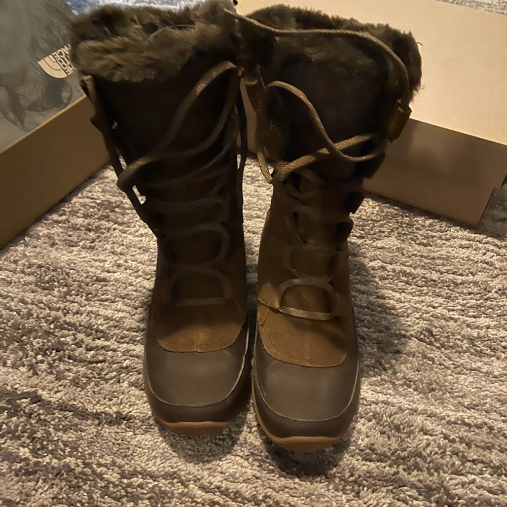 The North Face boots-Brown Nuptse Purna